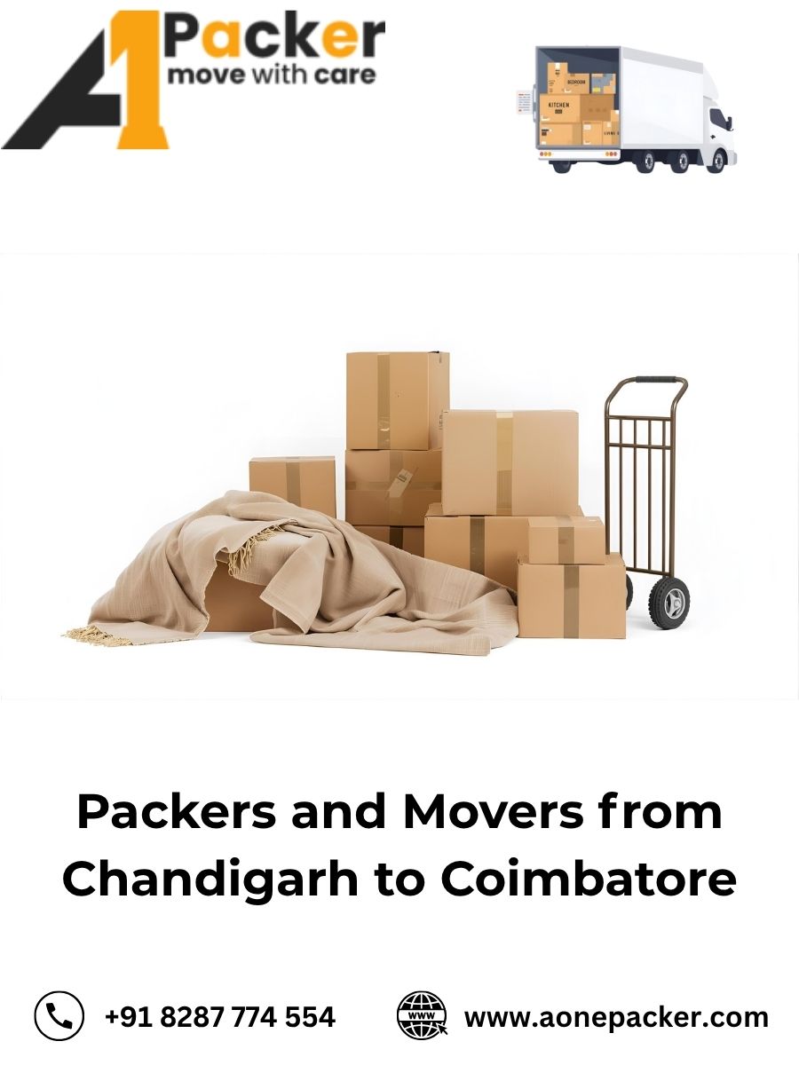 Packers and Movers from Chandigarh to Coimbatore