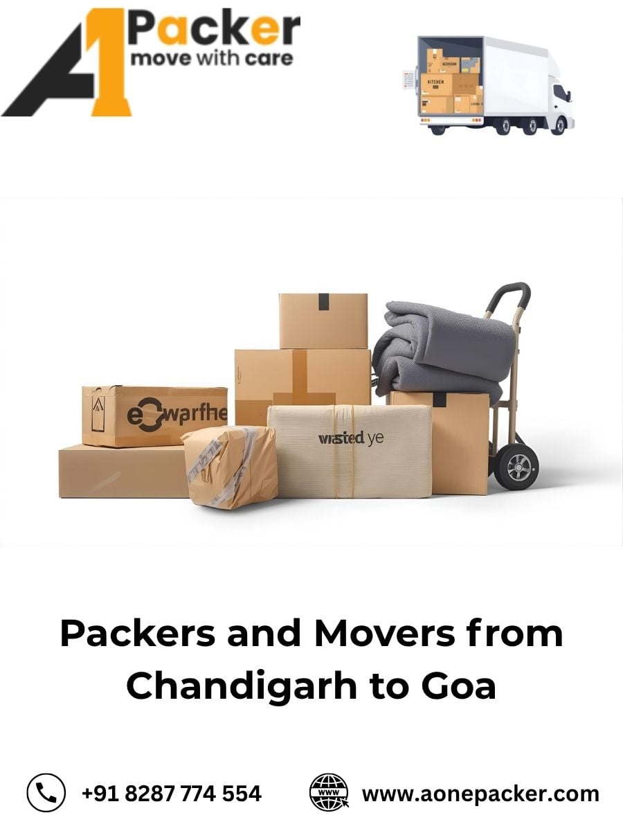 Packers and Movers from Chandigarh to Goa