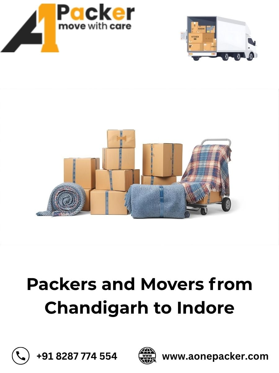Packers and Movers from Chandigarh to Indore