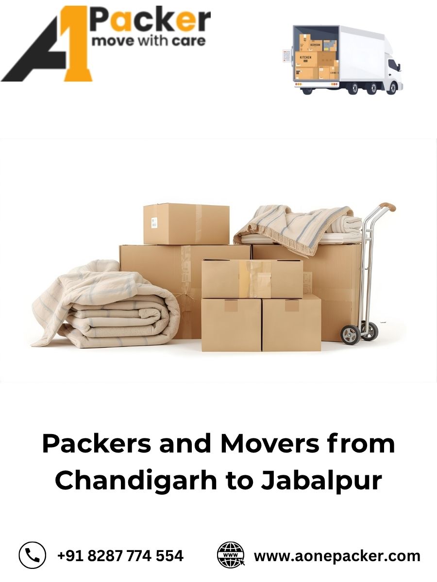 Packers and Movers from Chandigarh to Jabalpur