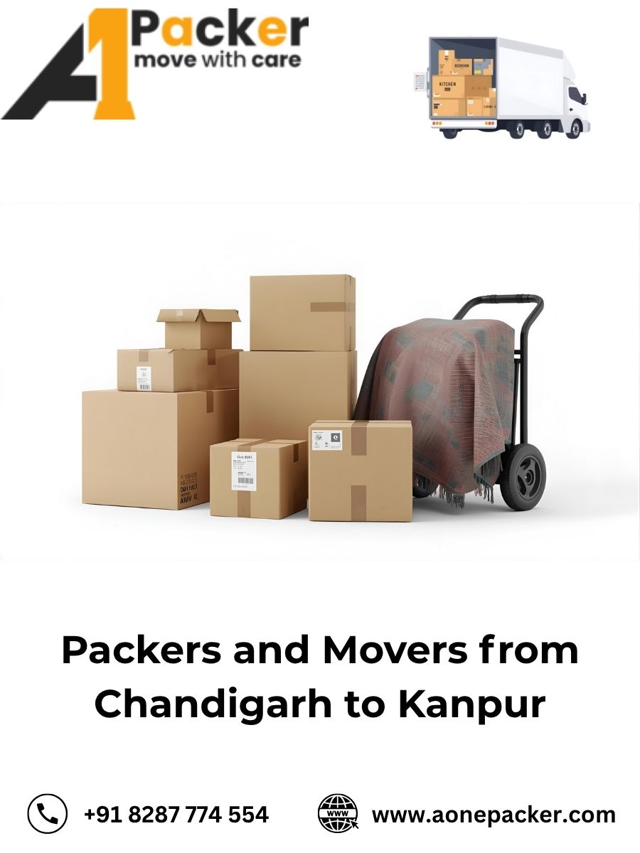 Packers and Movers from Chandigarh to Kanpur