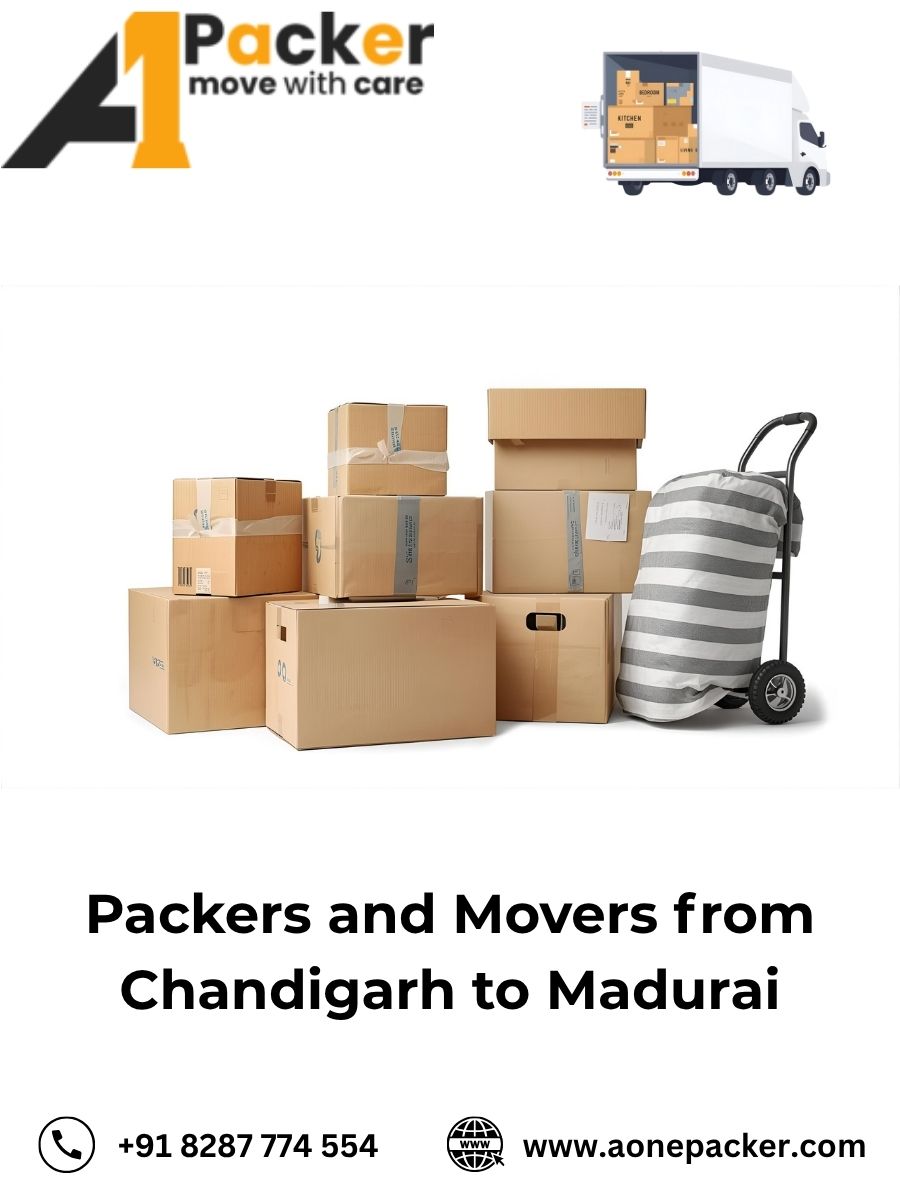 Packers and Movers from Chandigarh to Madurai