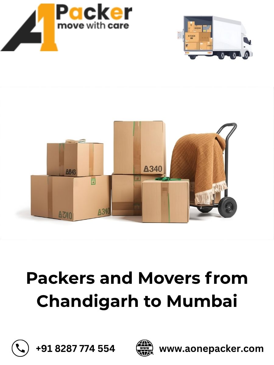 Packers and Movers from Chandigarh to Mumbai
