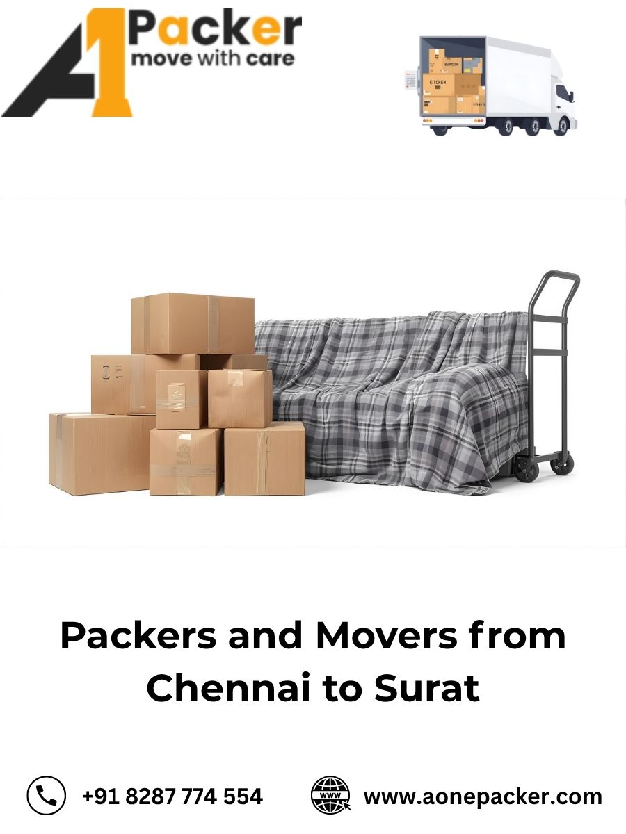 Packers and Movers from Chennai to Surat