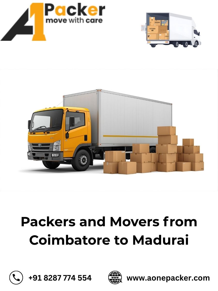 Packers and Movers from Coimbatore to Madurai
