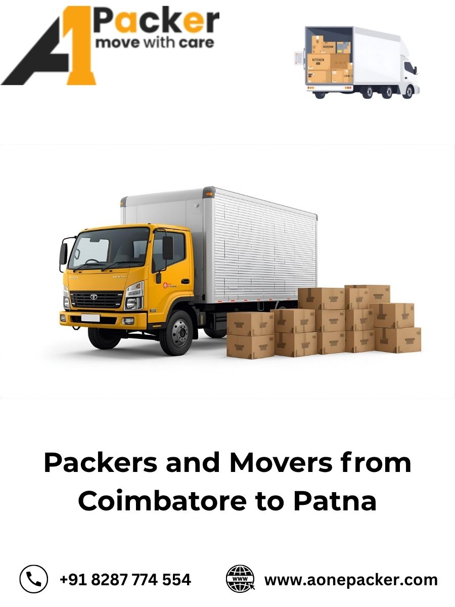 Packers and Movers from Coimbatore to Patna