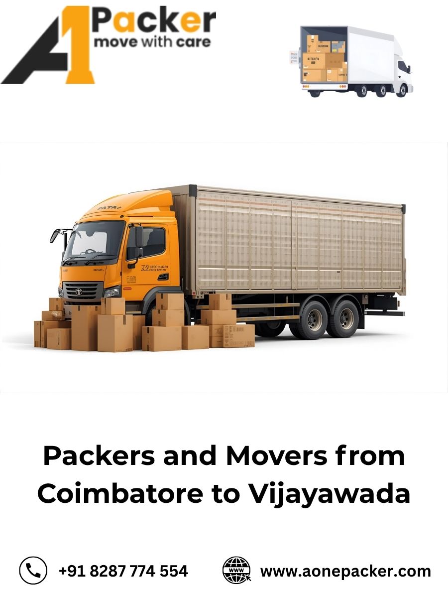 Packers and Movers from Coimbatore to Vijayawada