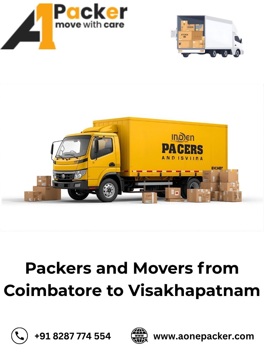Packers and Movers from Coimbatore to Visakhapatnam