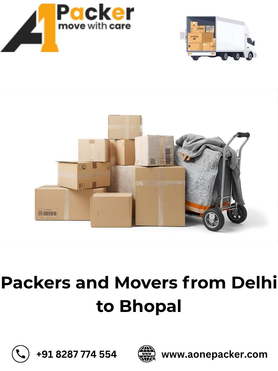Packers and Movers from Delhi to Bhopal