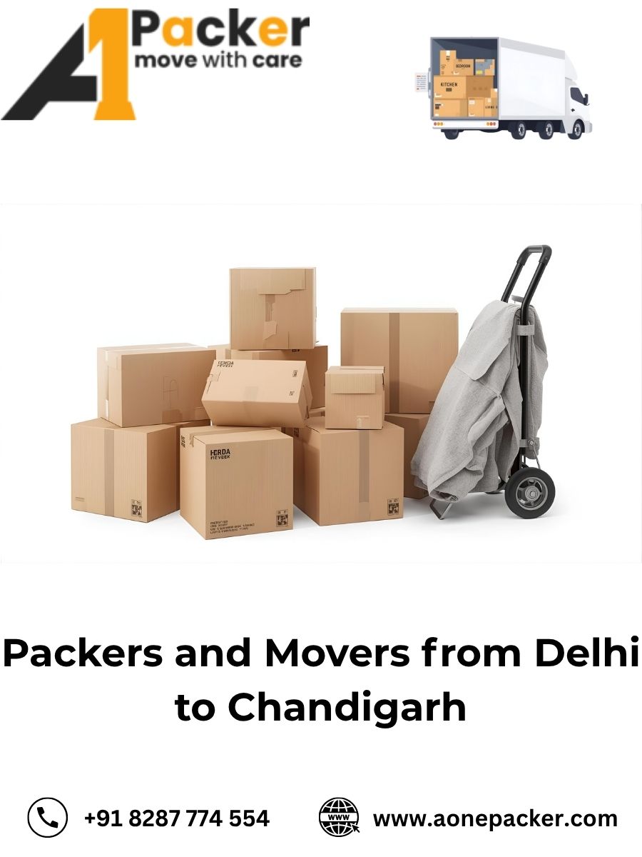 Packers and Movers from Delhi to Chandigarh