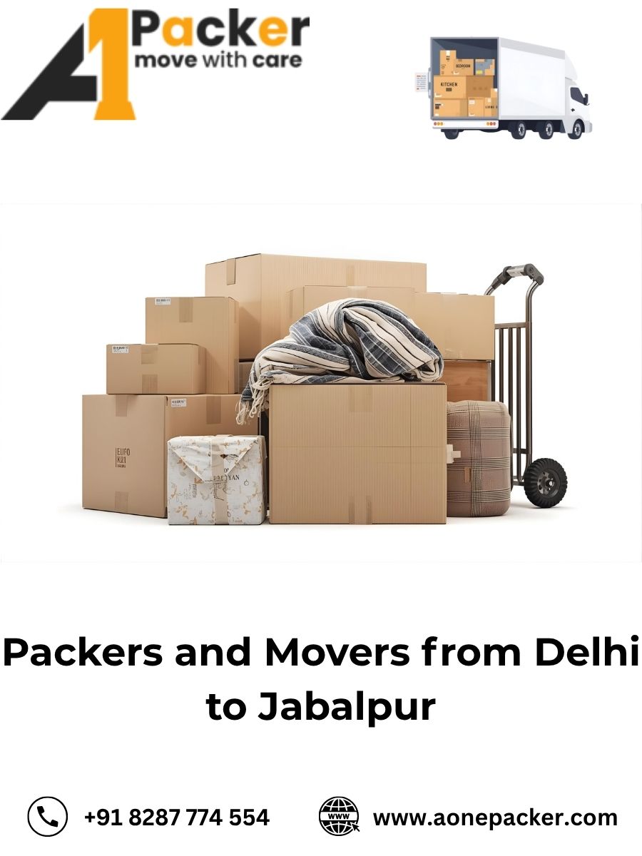 Packers and Movers from Delhi to Jabalpur