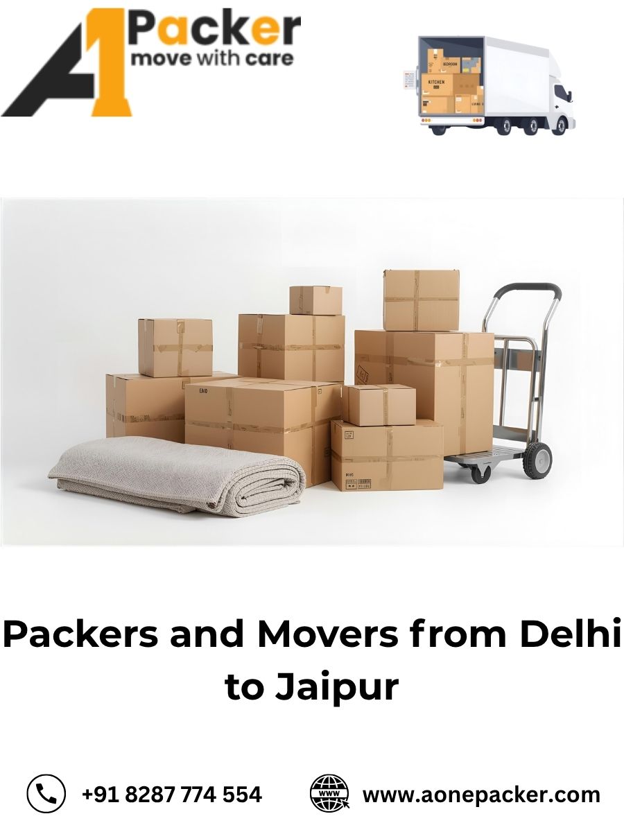 Packers and Movers from Delhi to Jaipur