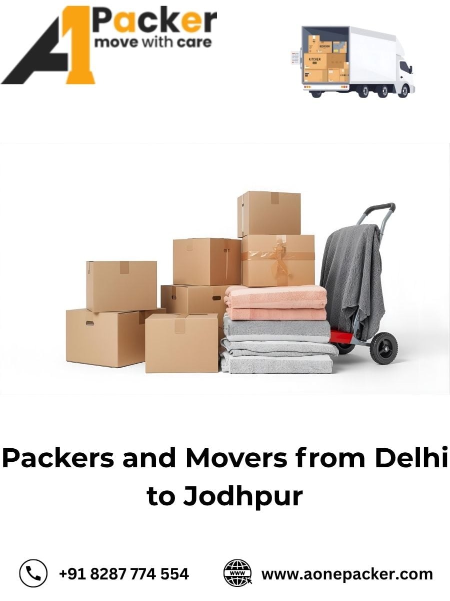 Packers and Movers from Delhi to Jodhpur