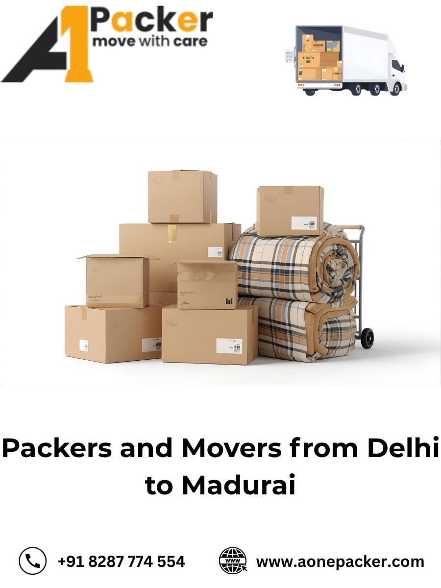 Packers and Movers from Delhi to Madurai