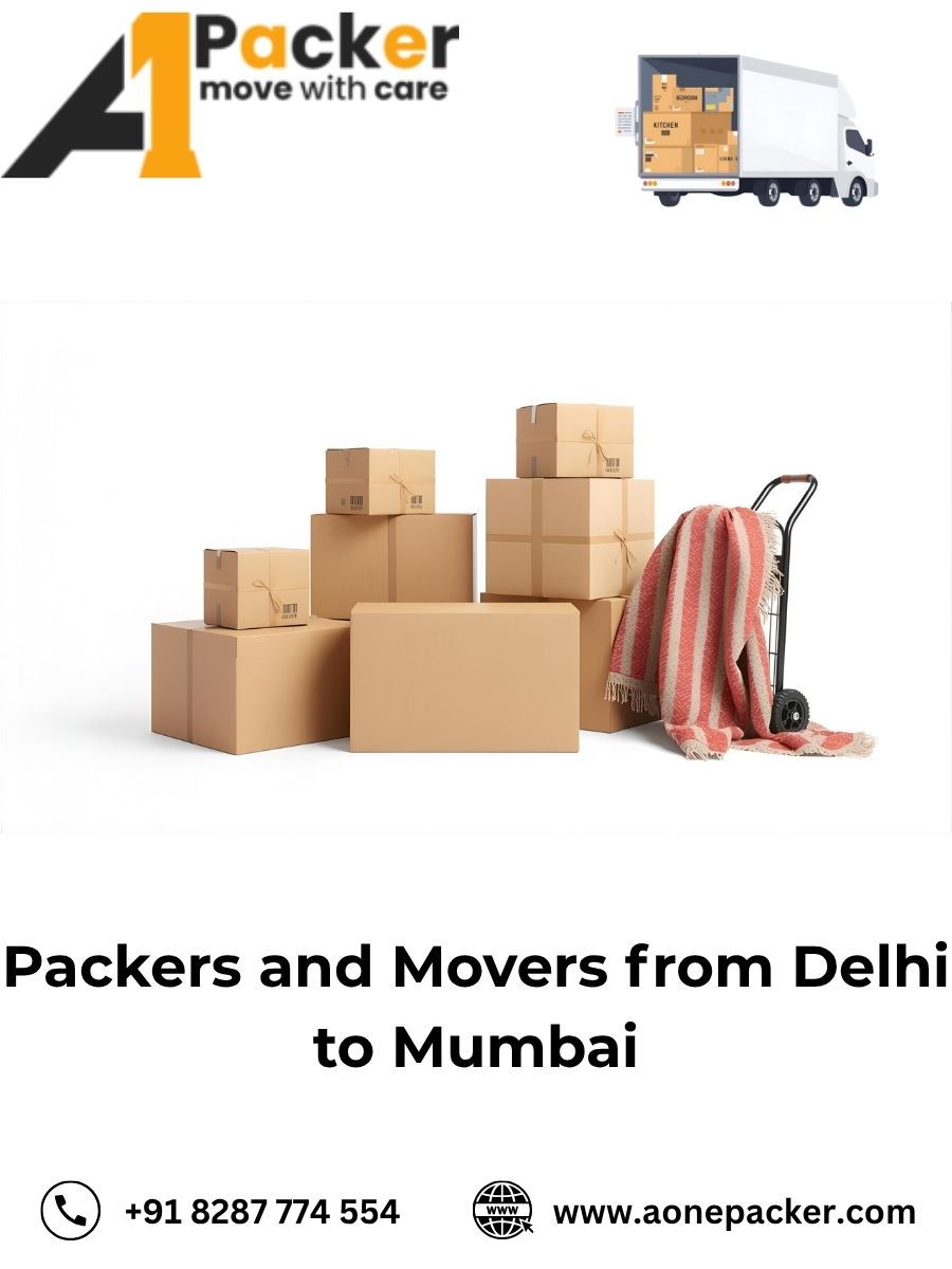 Packers and Movers from Delhi to Mumbai