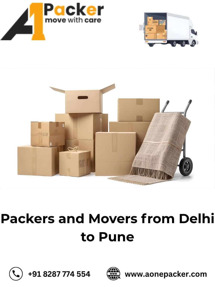 Packers and Movers from Delhi to Pune
