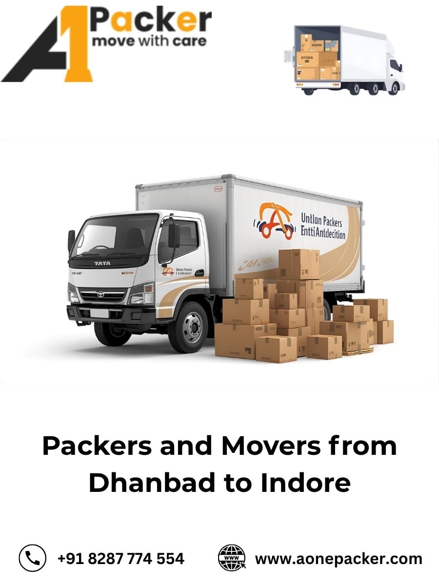 Packers and Movers from Dhanbad to Indore