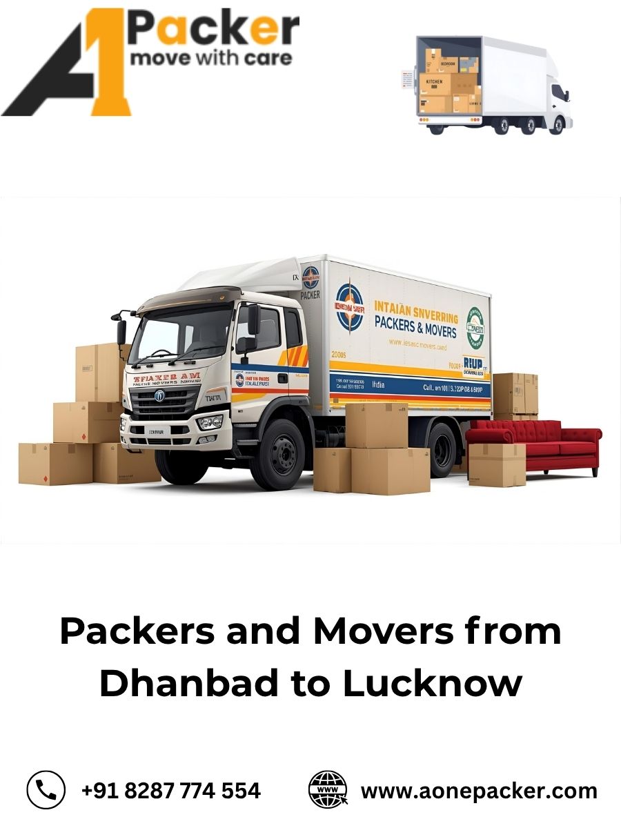 Packers and Movers from Dhanbad to Lucknow