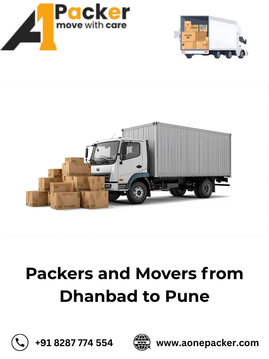 Packers and Movers from Dhanbad to Pune