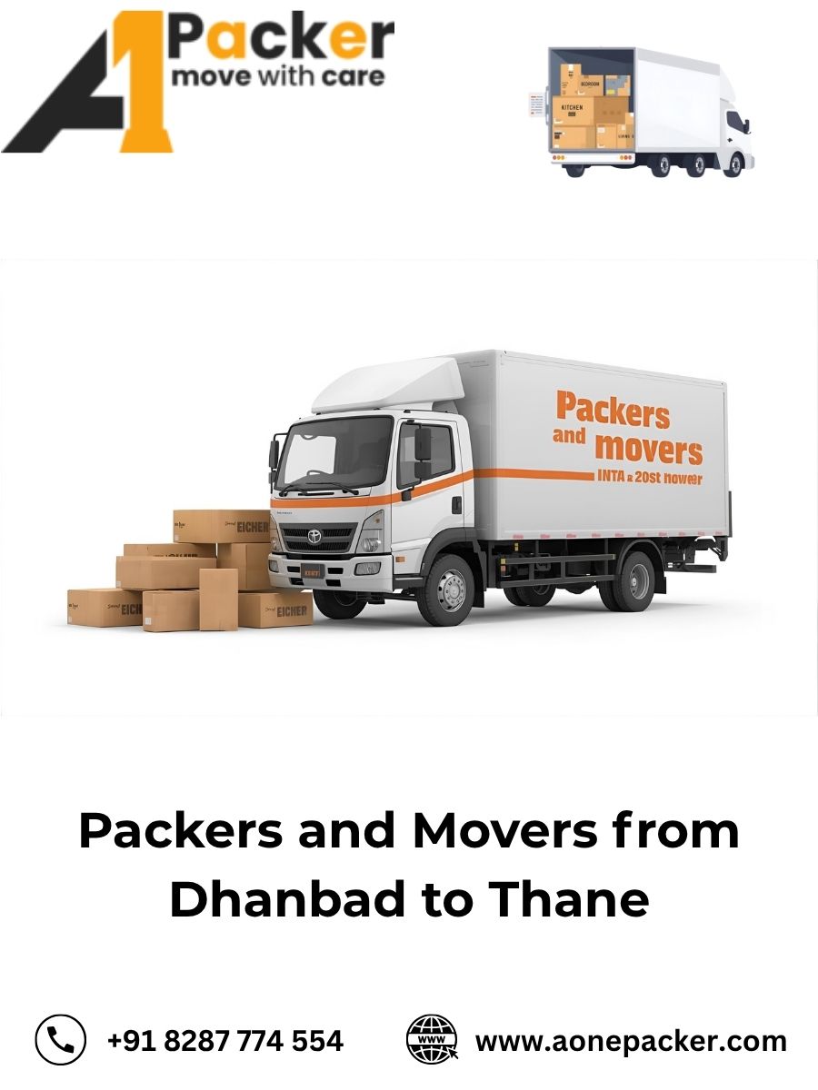 Packers and Movers from Dhanbad to Thane