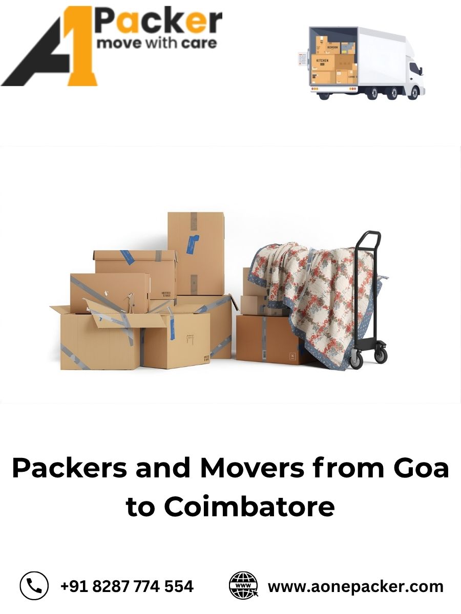 Packers and Movers from Goa to Coimbatore