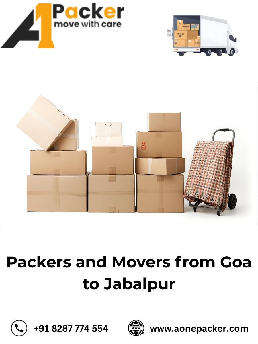 Packers and Movers from Goa to Jabalpur