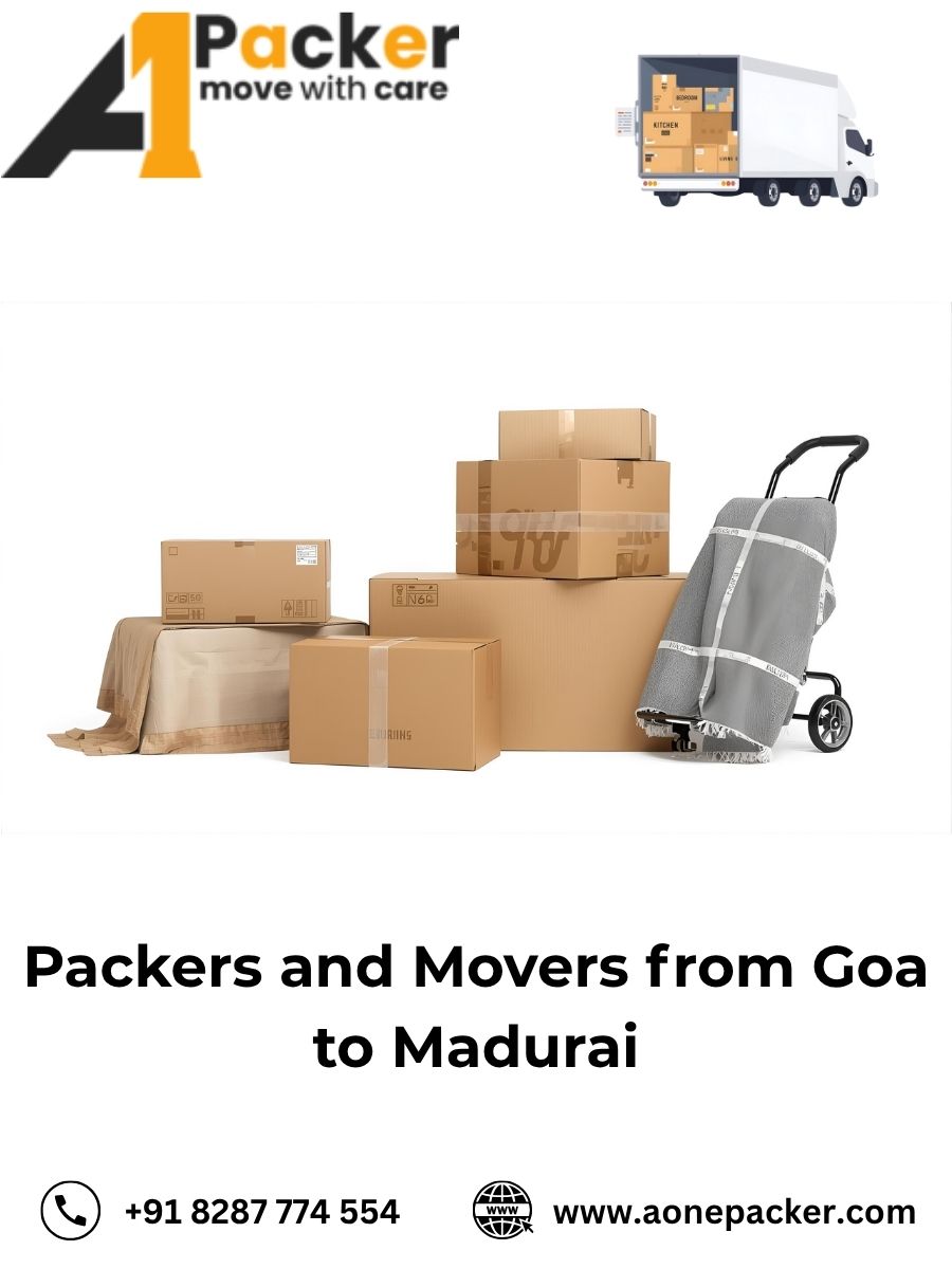 Packers and Movers from Goa to Madurai