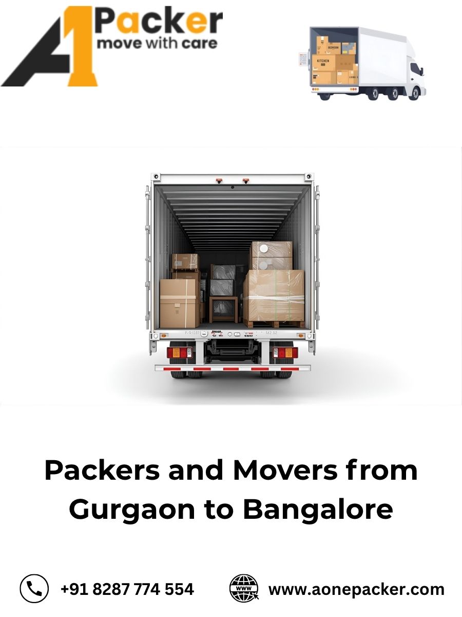 Packers and Movers from Gurgaon to Bangalore