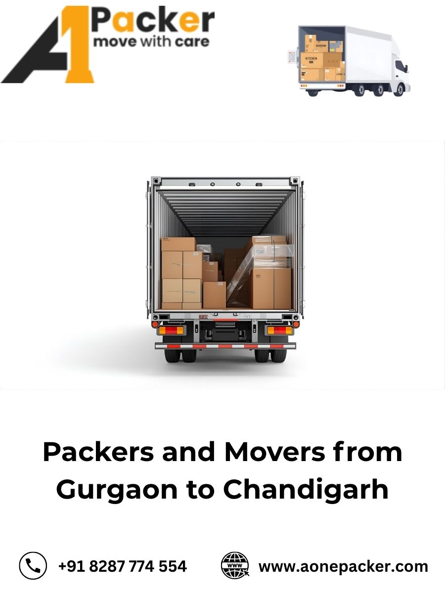 Packers and Movers from Gurgaon to Chandigarh