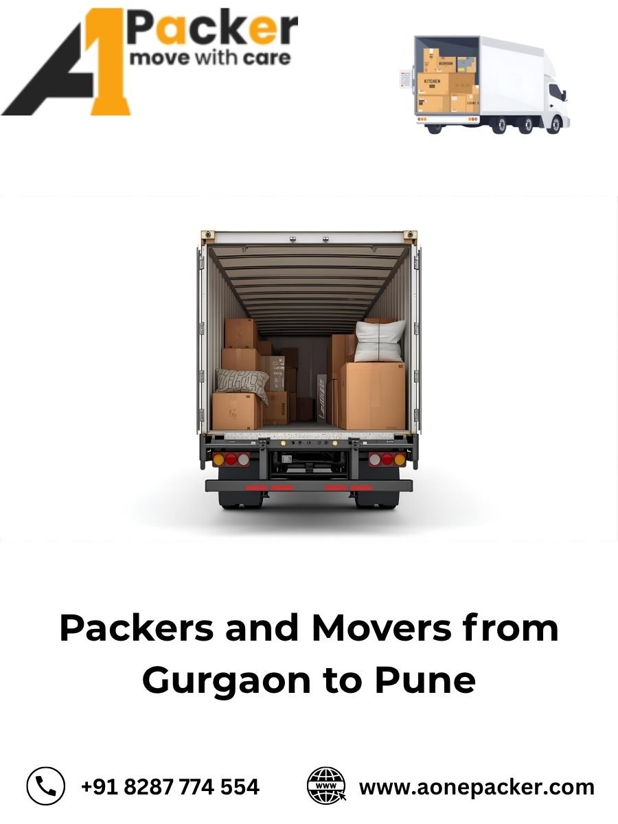 Packers and Movers Charges from Gurgaon to Pune