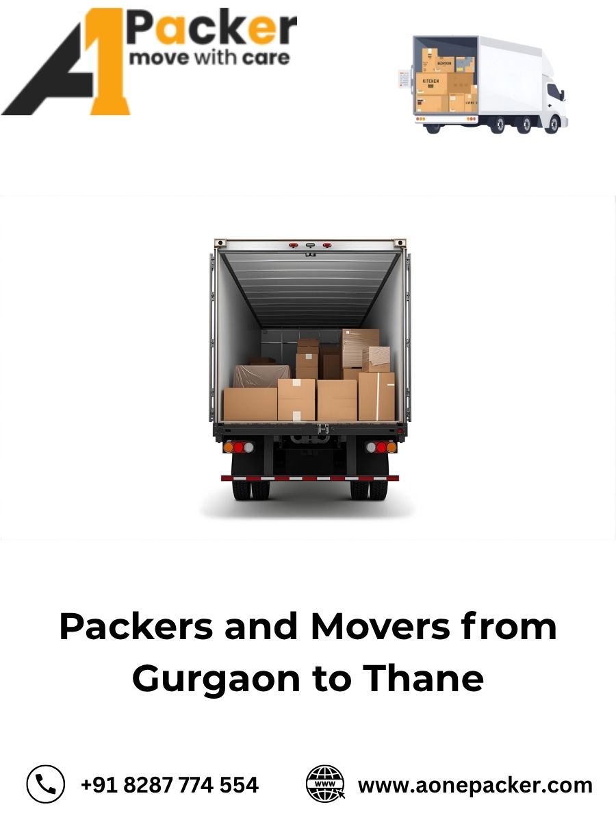 Packers and Movers Charges from Gurgaon to Thane