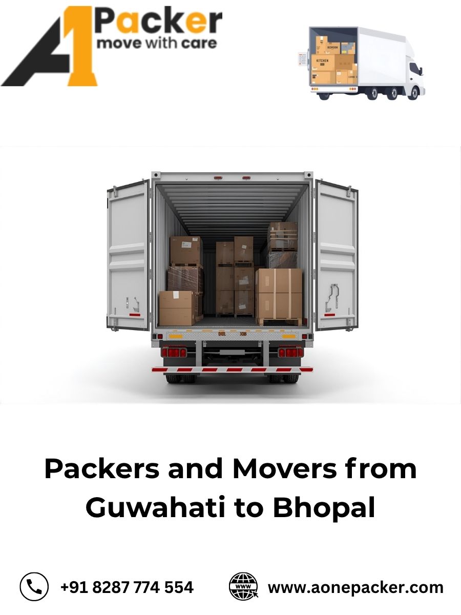 Packers and Movers from Guwahati to Bhopal