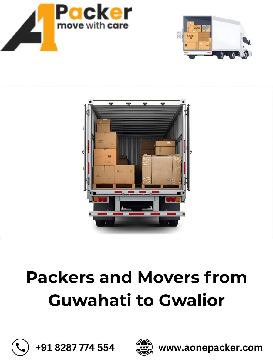 Packers and Movers from Guwahati to Gwalior