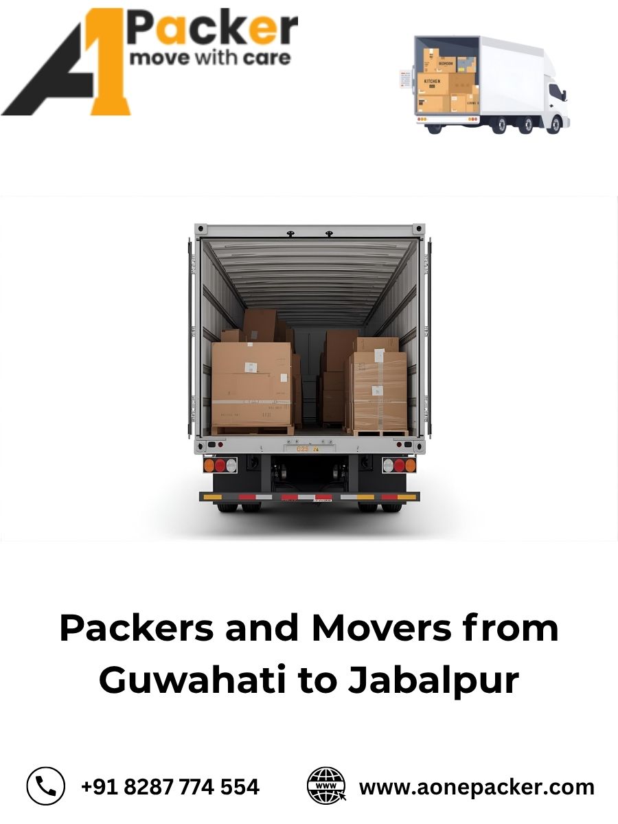 Packers and Movers from Guwahati to Jabalpur