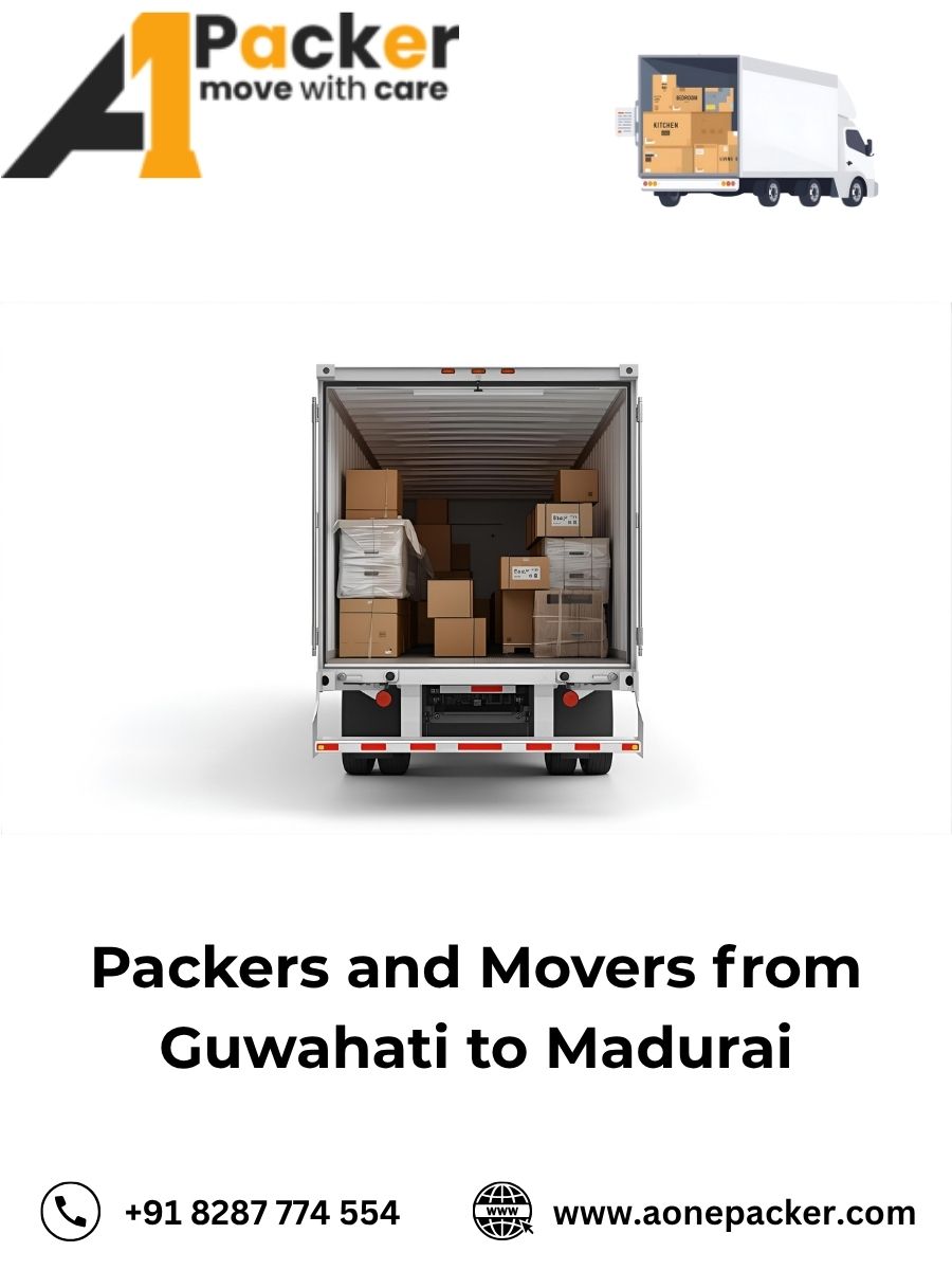 Packers and Movers from Guwahati to Madurai