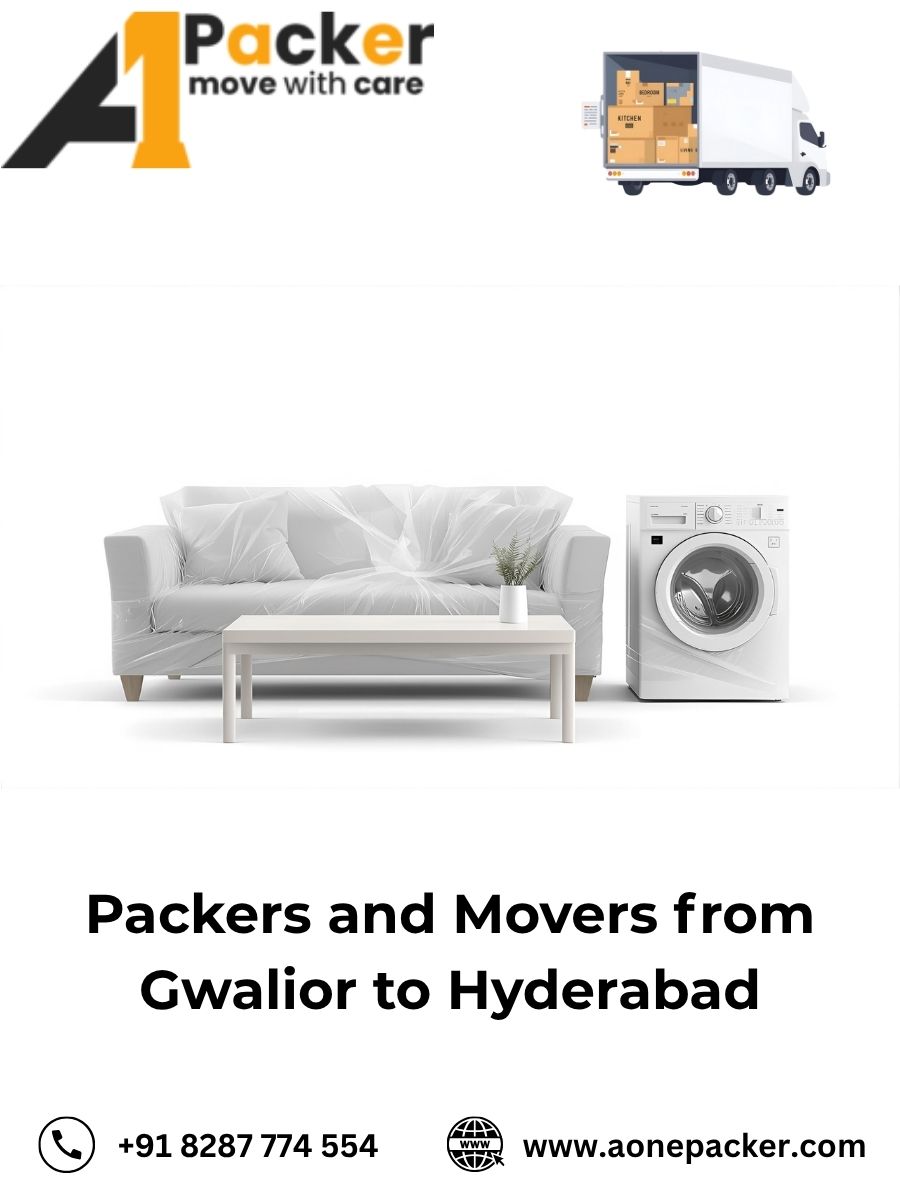 Packers and Movers from Gwalior to Hyderabad
