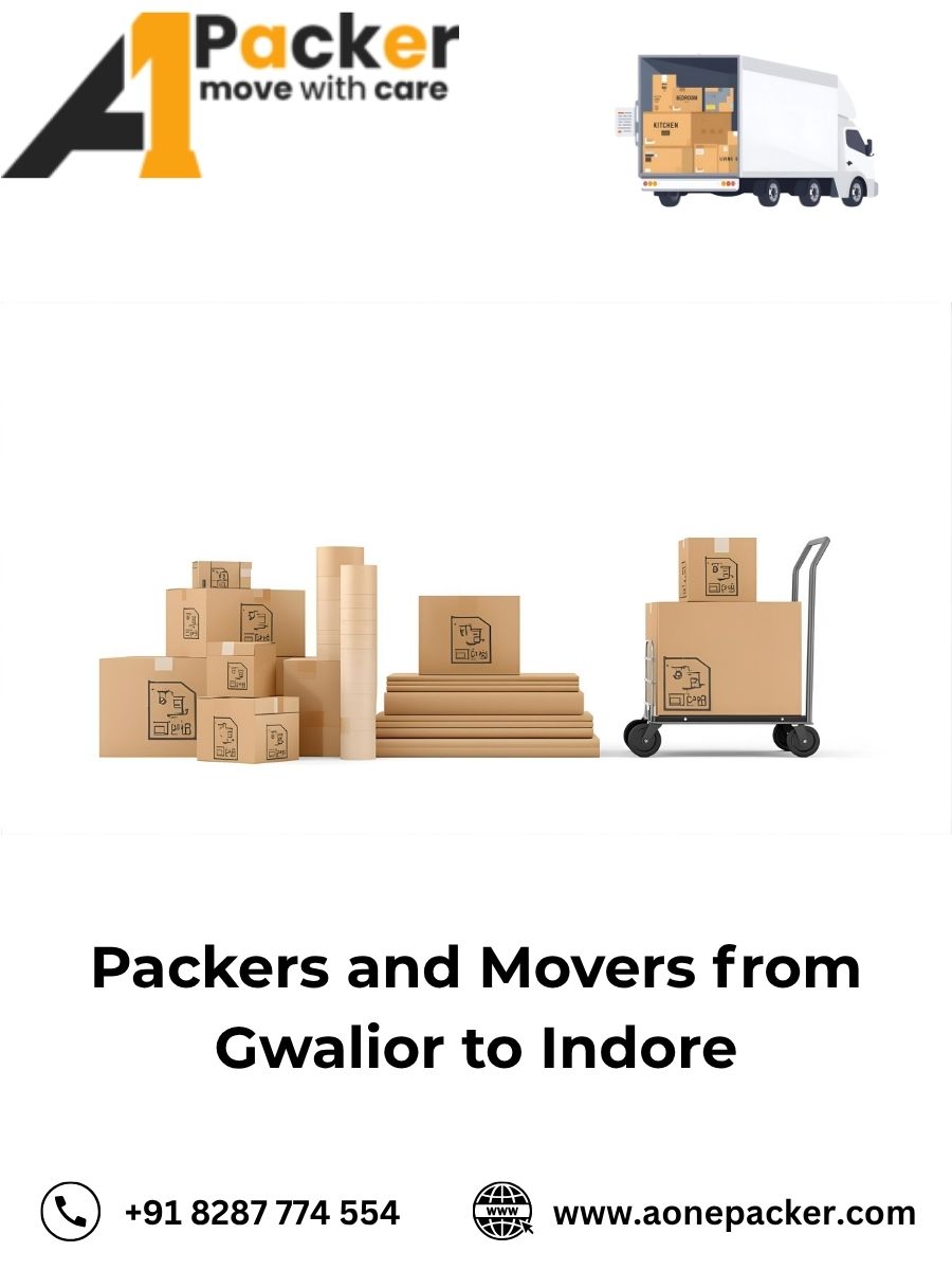 Packers and Movers from Gwalior to Indore