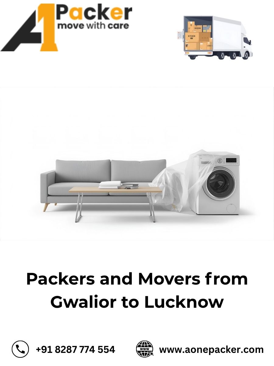Packers and Movers from Gwalior to Lucknow