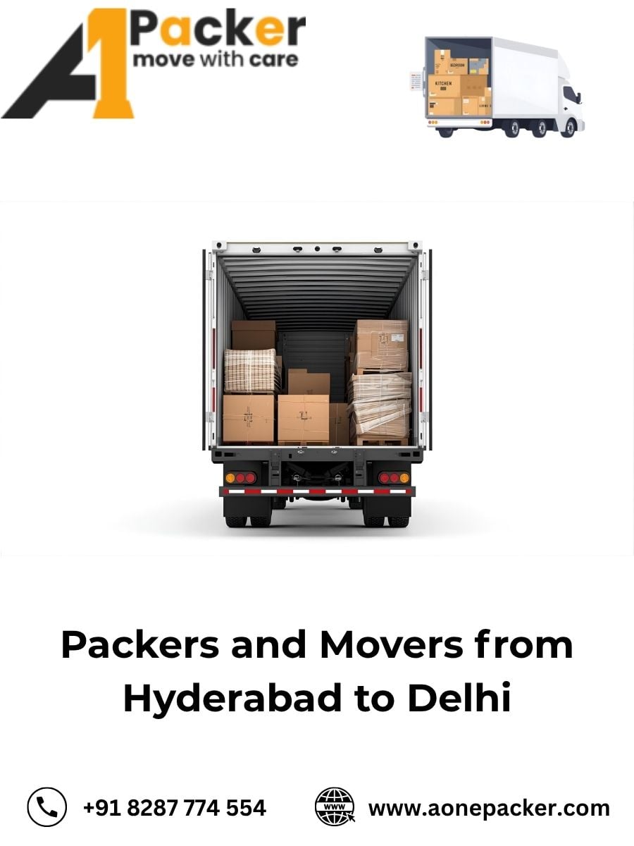 Packers and Movers from Hyderabad to Delhi