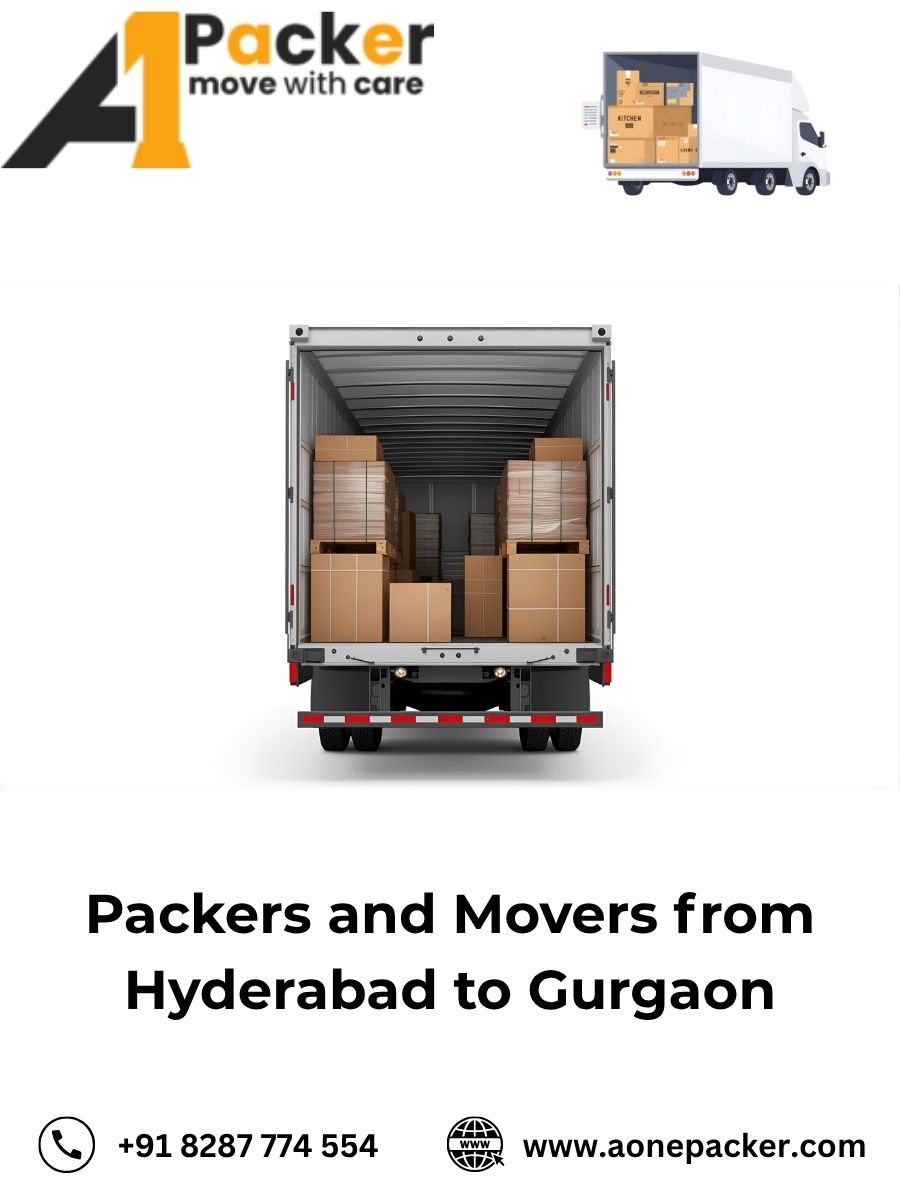 Packers and Movers from Hyderabad to Gurgaon