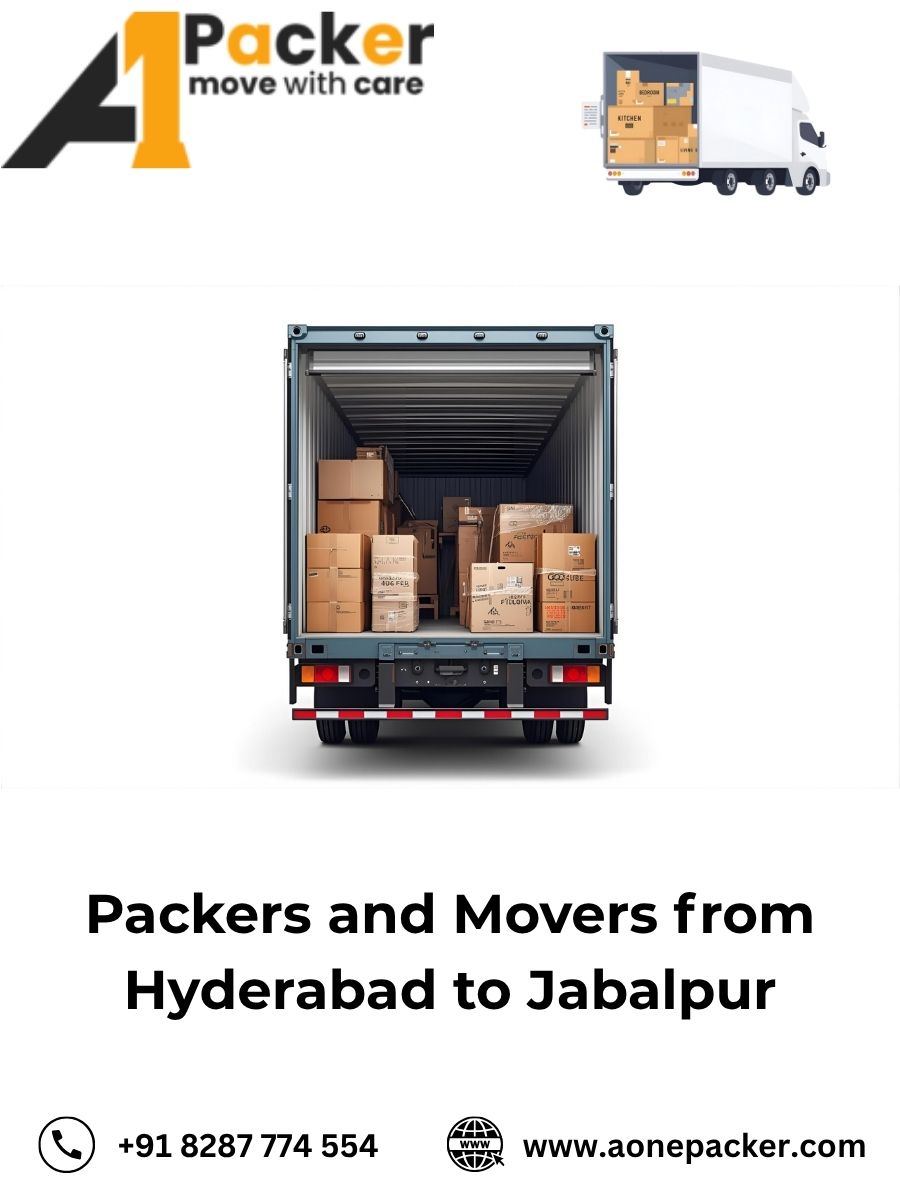 Packers and Movers from Hyderabad to Jabalpur