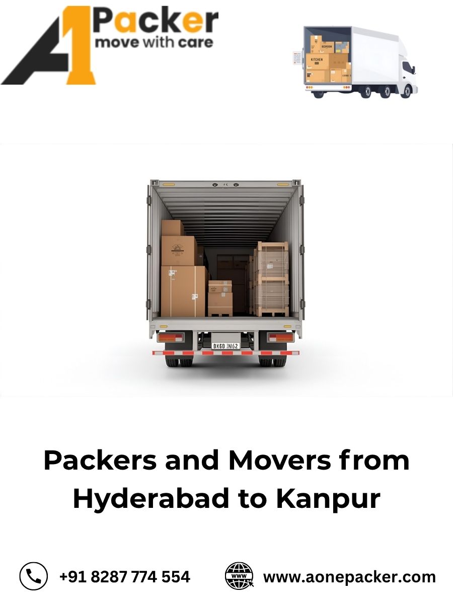 Packers and Movers from Hyderabad to Kanpur