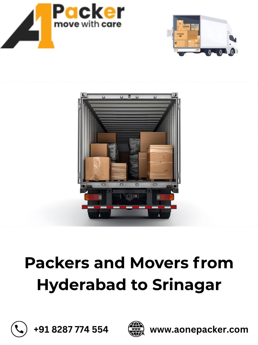 Packers and Movers from Hyderabad to Srinagar