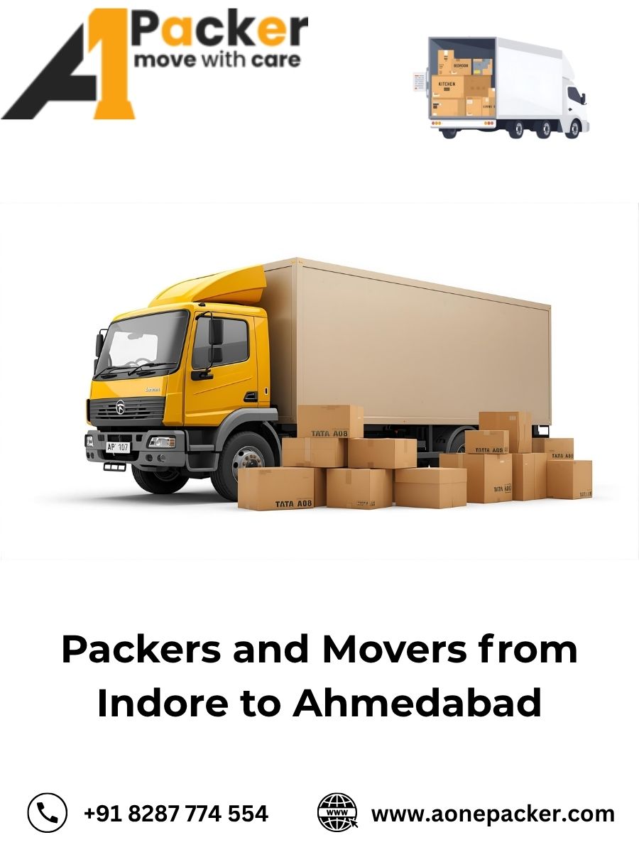 Packers and Movers from Indore to Ahmedabad