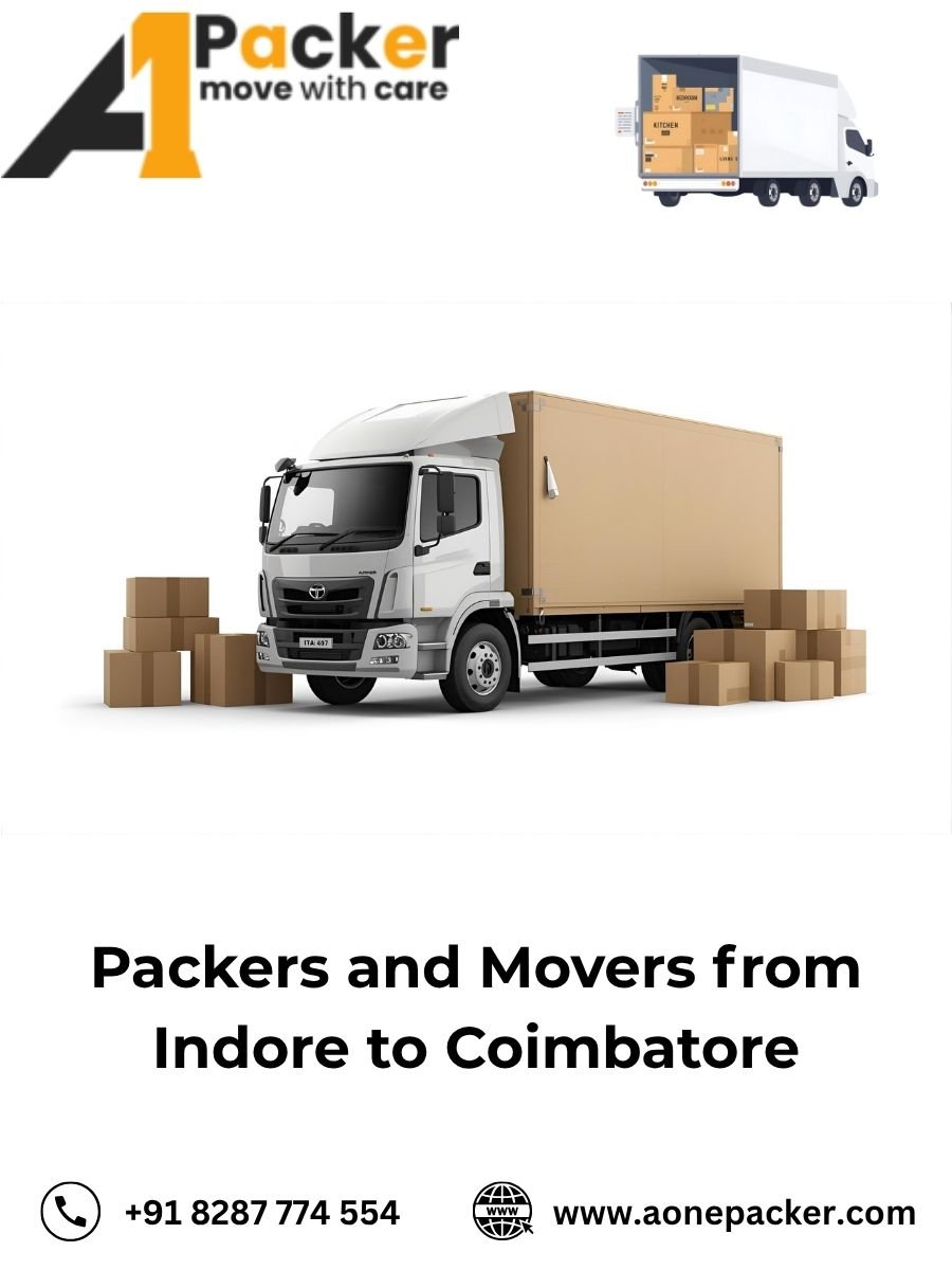 Packers and Movers Charges from Indore to Coimbatore