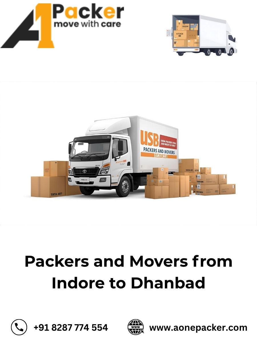 Packers and Movers Charges from Indore to Dhanbad