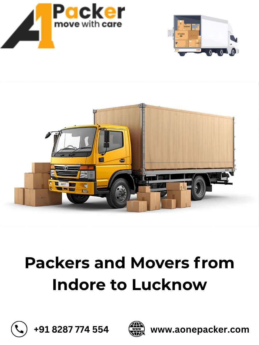 Packers and Movers Charges from Indore to Lucknow