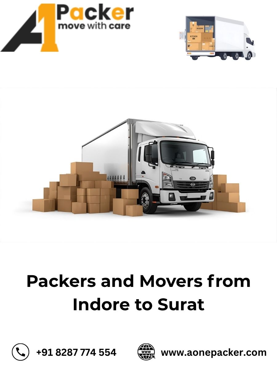 Packers and Movers from Indore to Surat