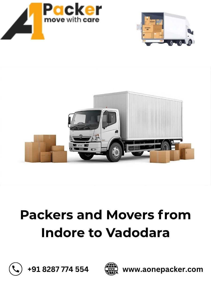 Packers and Movers Charges from Indore to Vadodara