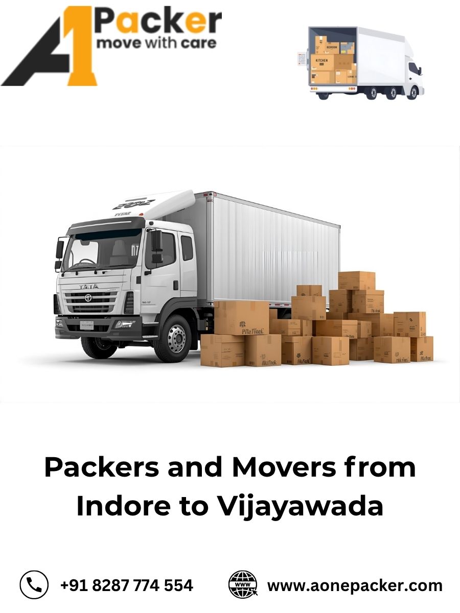 Packers and Movers Charges from Indore to Vijayawada
